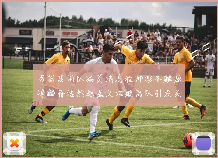 男篮集训队减员消息程帅澎齐麟庞峥麟蒋浩然赵嘉义相继离队引发关注